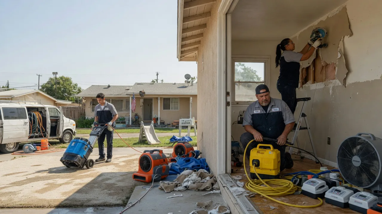 Water Damage Restoration in Hustle, VA near me
